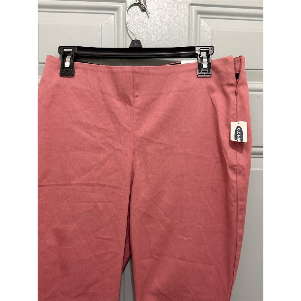 Old Navy WOW Pants Womens Size 8 Antique Coral Pink Skinny Ankle Pants - Picture 7 of 8